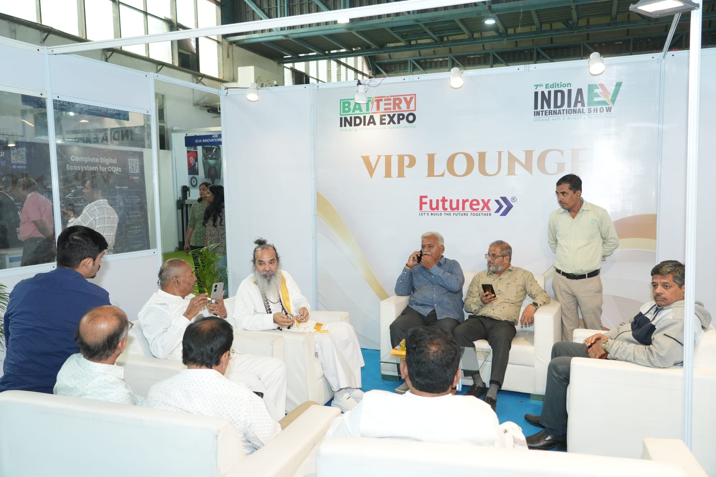 Battery India Expo and India EV International Show branding at a previous edition, organised by Futurex